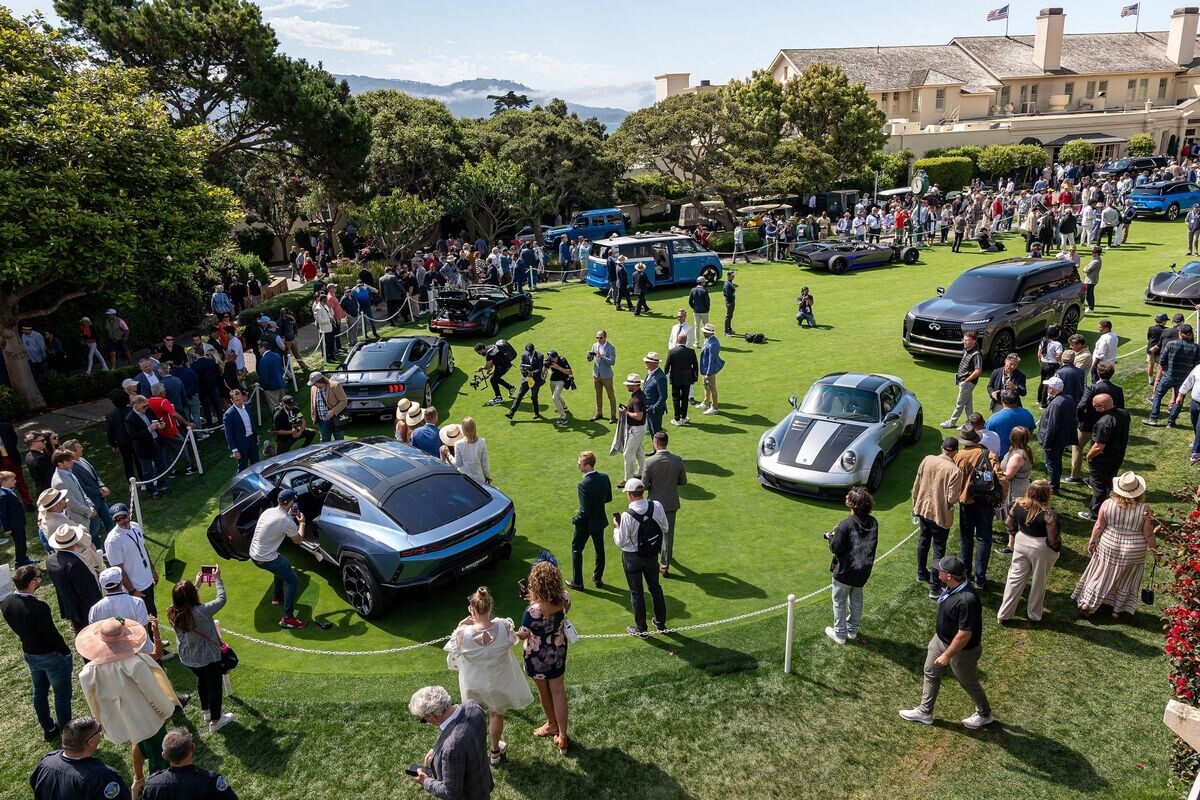 The 2023 Pebble Beach Concours d'Elegance in California. Photographer: David Paul Morris/Bloomberg