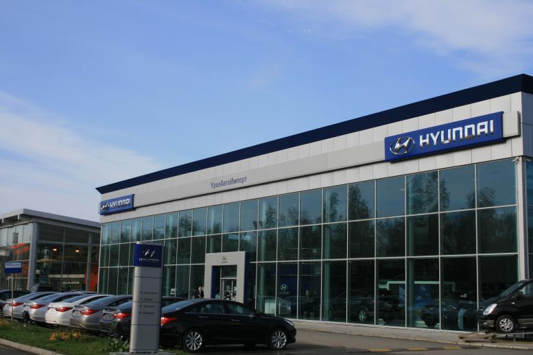 Оформление фасада для HYUNDAI