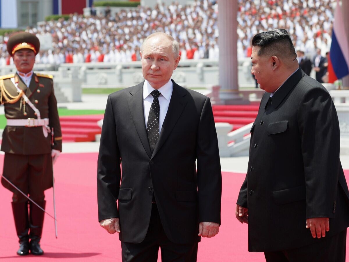    Дружественный государственный визит президента Владимира Путина в КНДР© POOL