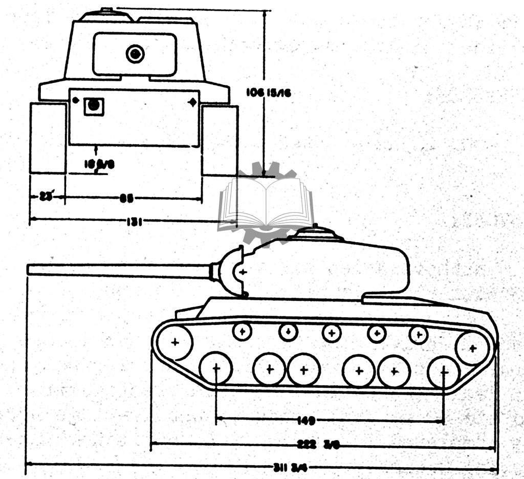 Как вооружение T23 данное орудие появилось в мае 1943 года.