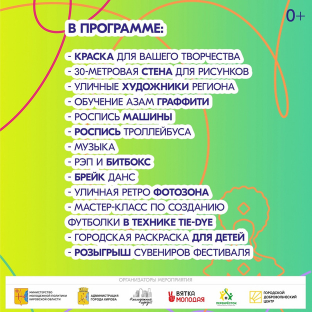   В Кирове пройдёт городской фестиваль граффити