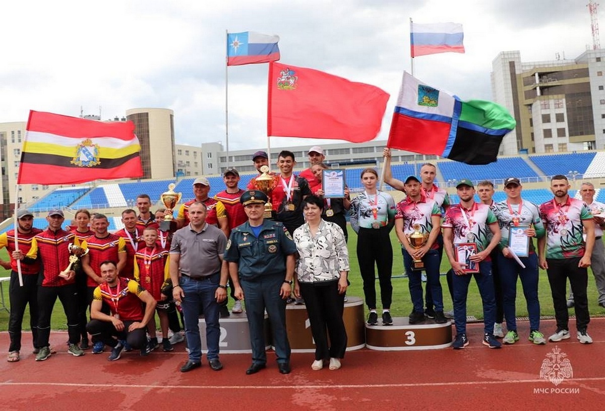    Курские спасатели — серебряные призеры всероссийских соревнований