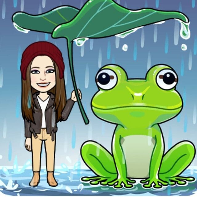 Персонаж создан в приложении Bitmoji