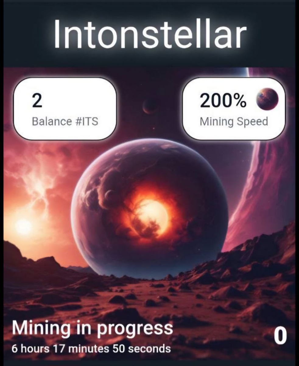 Телеграм-проект INTONSTELLAR