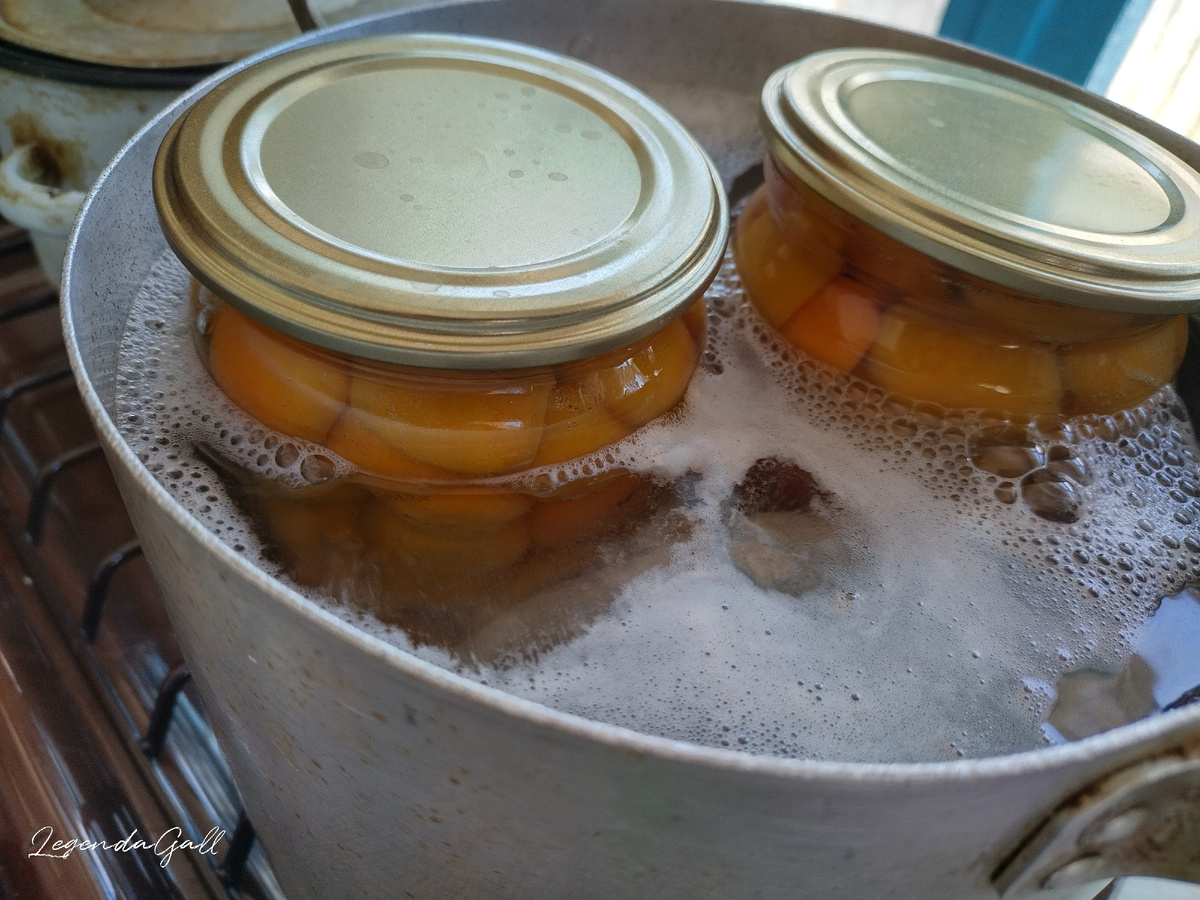 Залила сиропом, стерилизую