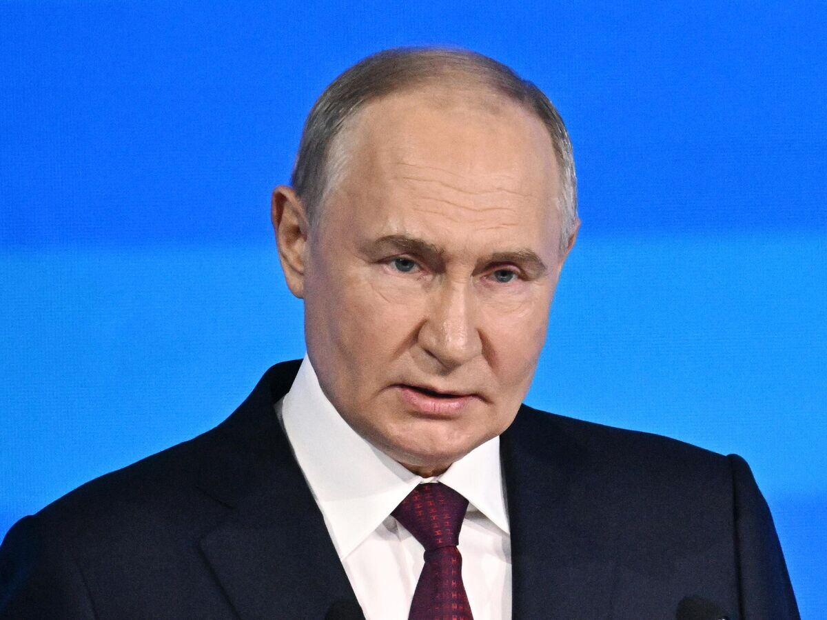    Владимир Путин на пленарном заседании, ПМЭФ-2024© РИА Новости . Сергей Бобылев