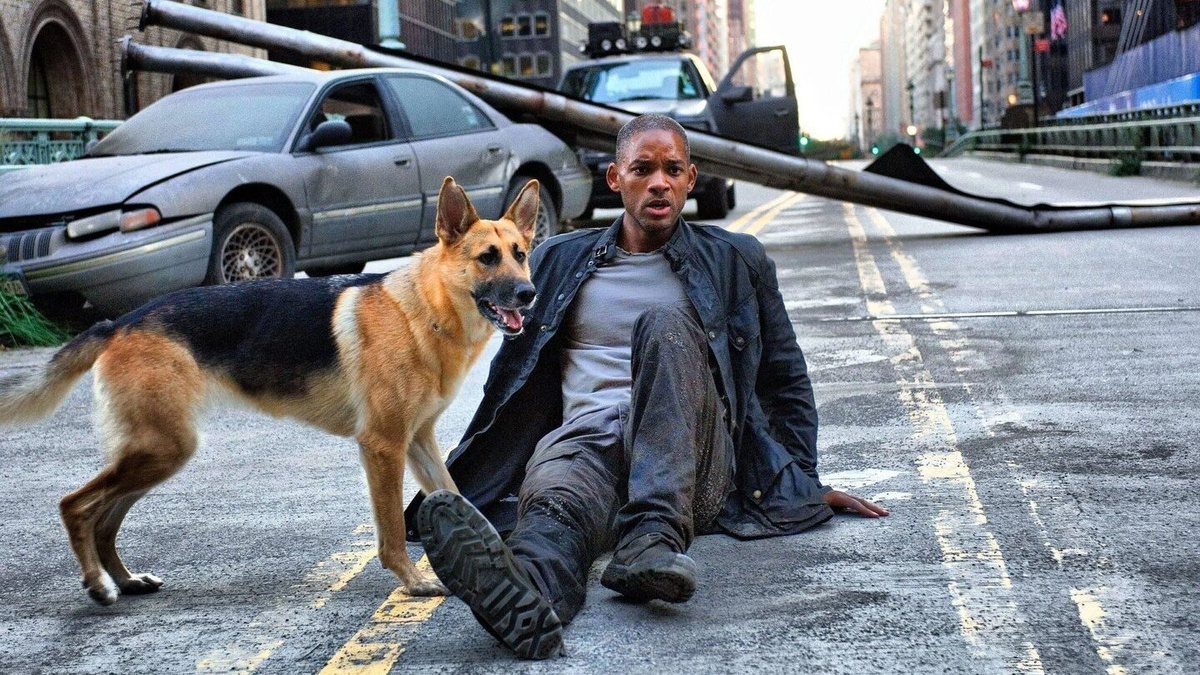 Кадр из фильма "I am Legend"