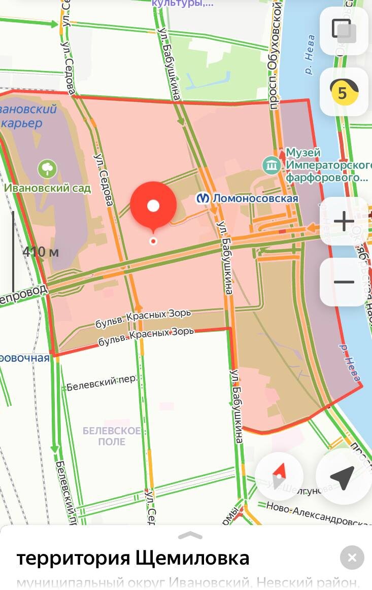 Щемиловка - исторический район Петербурга, сейчас это МО Ивановский около метро Ломоносовская, но на карте название Щемиловка все ещё есть.