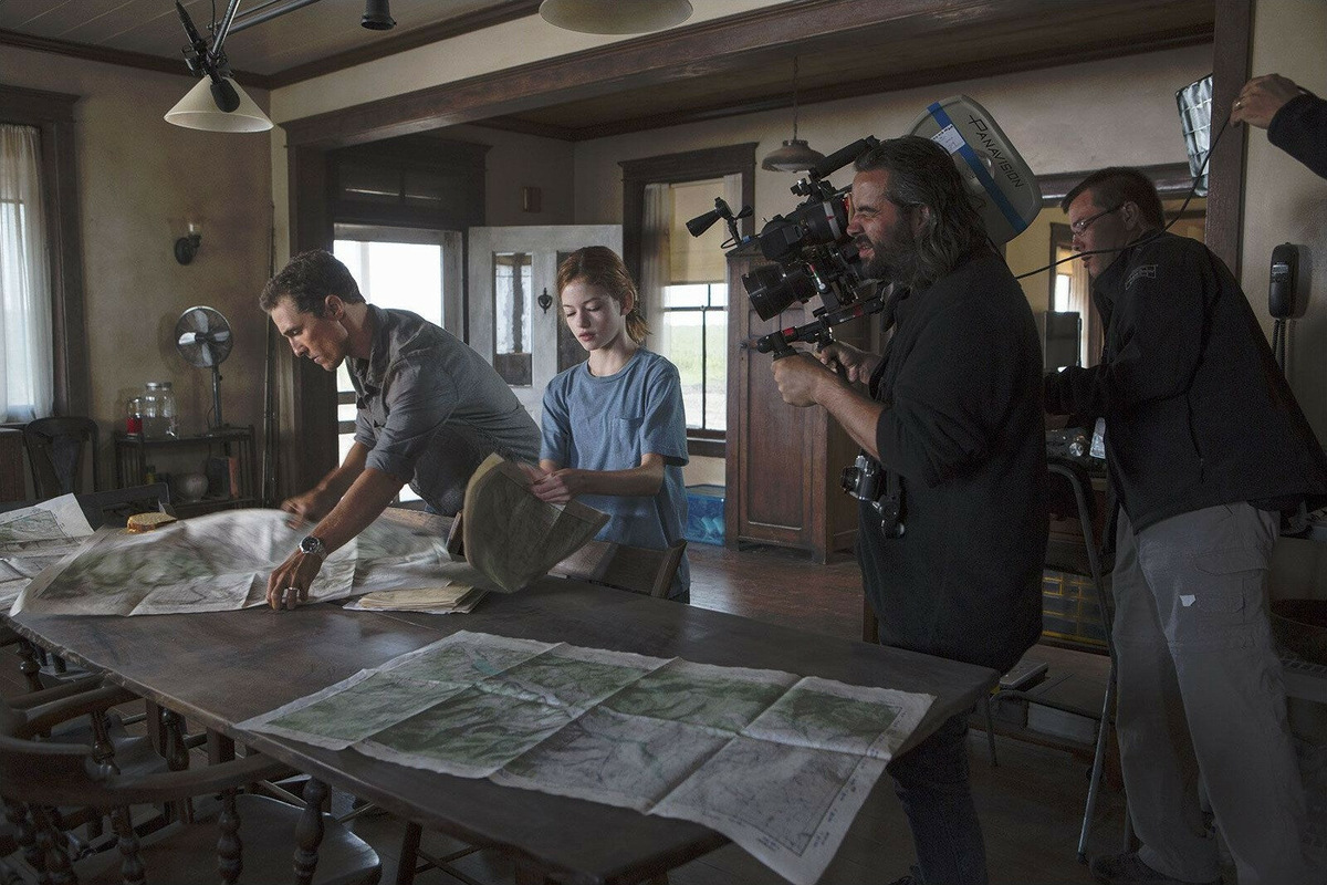 Кадр со съемок фильма