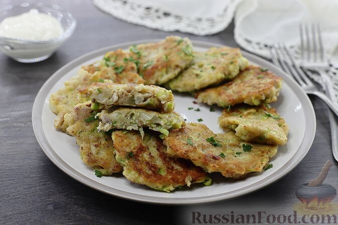 кабачки, фарш мясной, лук репчатый, яйца, кефир, сухари панировочные, соль, перец чёрный молотый, масло растительное