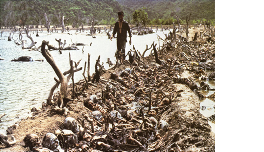 Останки убитых полпотовцами камбоджийцев