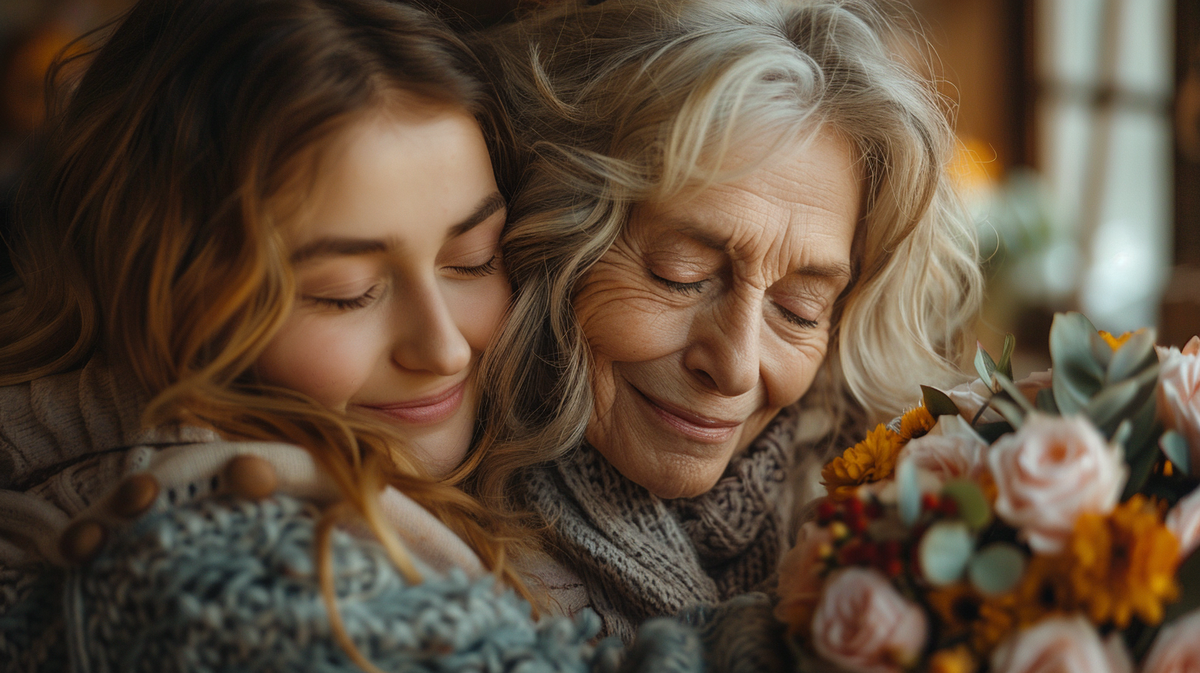 Момент семейного счастья.