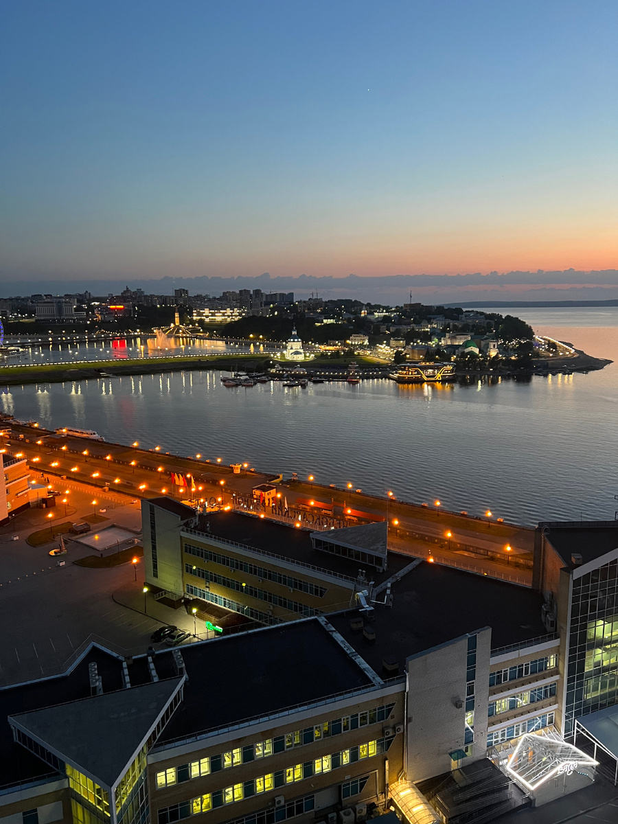 Вид вечерний