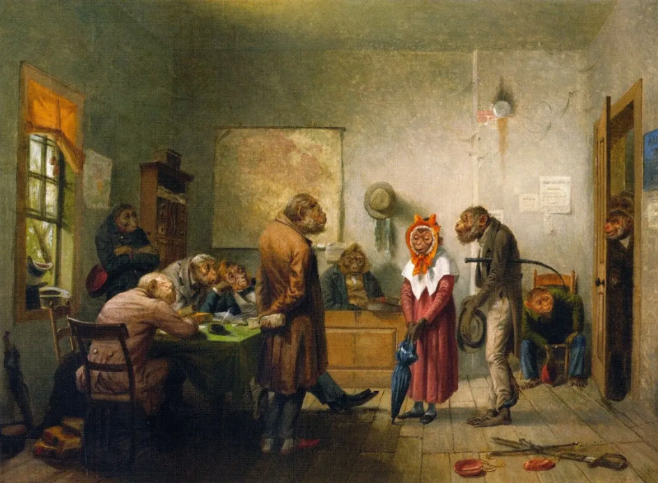 Уильям Холбрук Берд (1825 - 1900) . Развод.