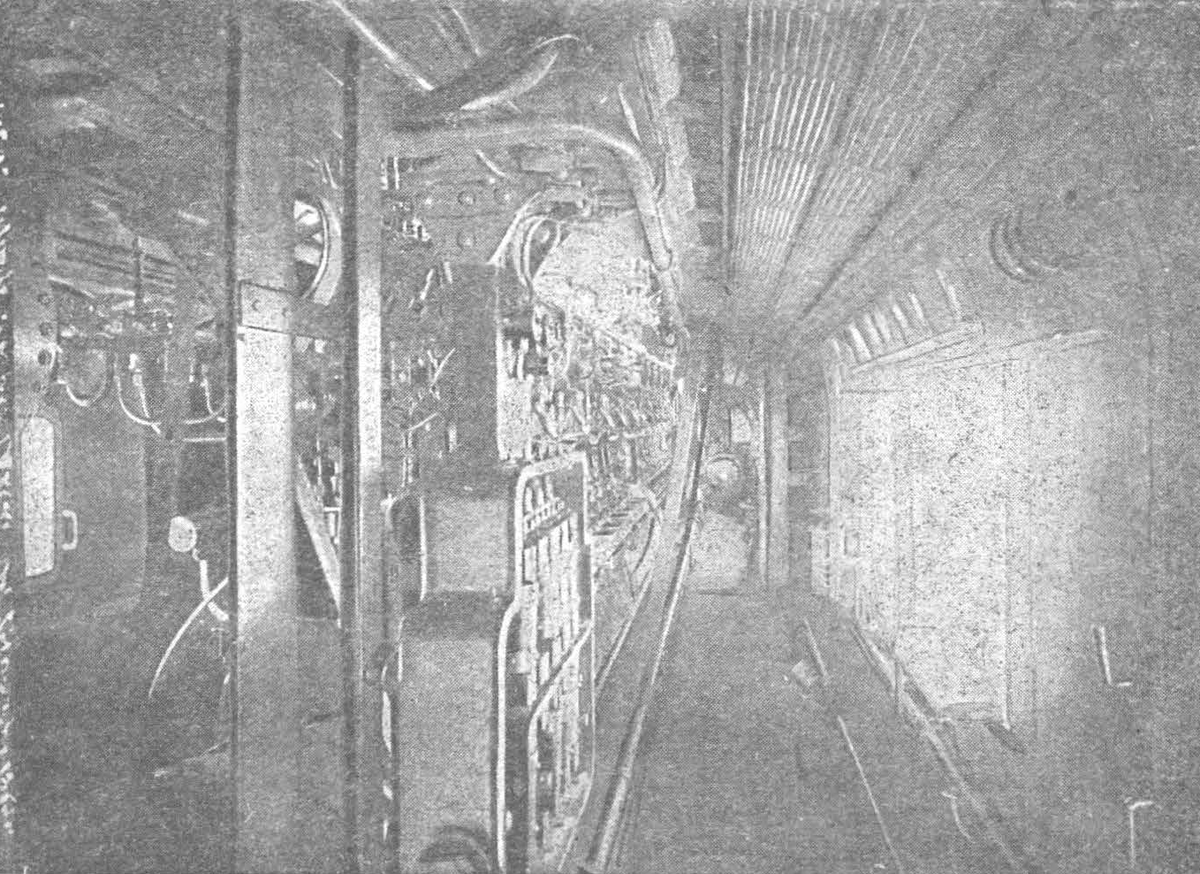 Картинка из свободных источников. Внутреннее устройство тепловоза Щ-ЭЛ-1.