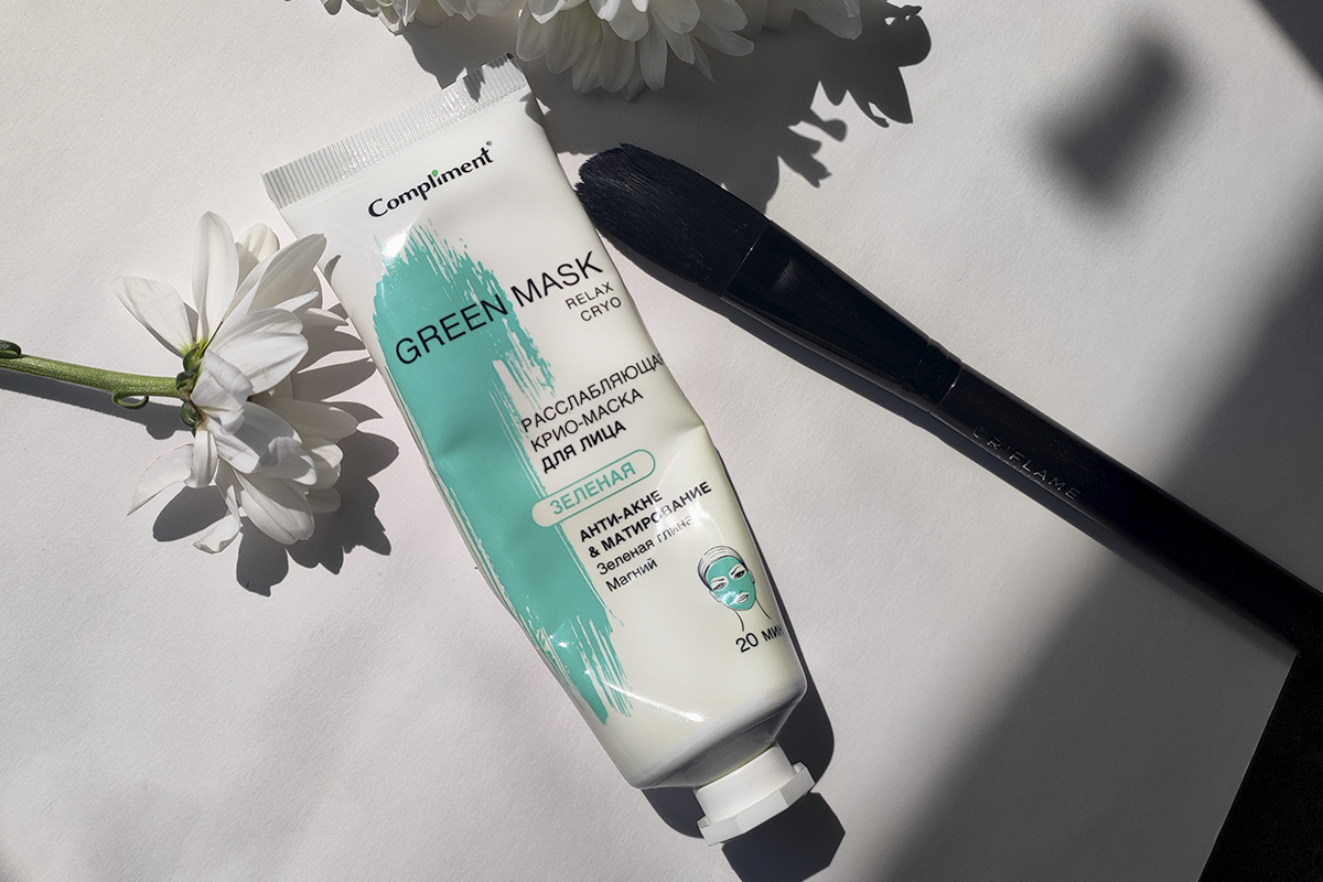 Compliment Green Mask Крио-маска Анти-акне Матирование, 80 мл 