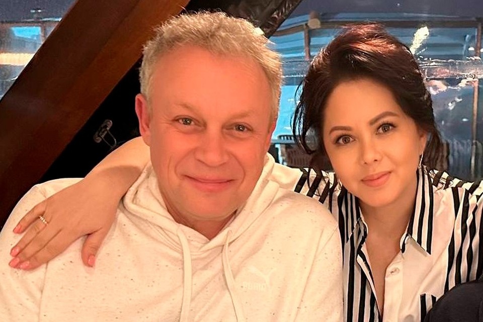    Сергей Жигунов с женой Викторией. социальные сети