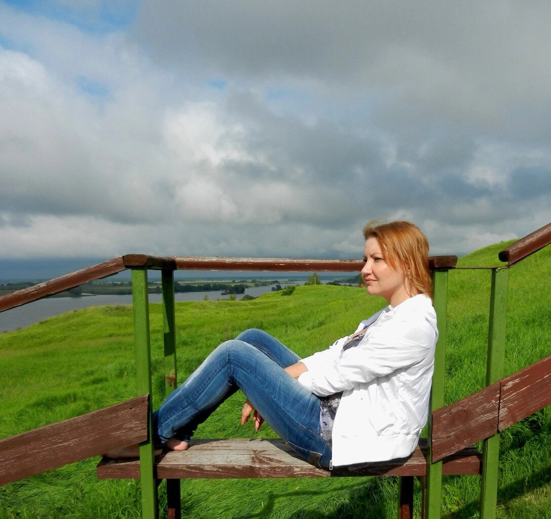 Спуск к Оке, очень красивое и просторное место