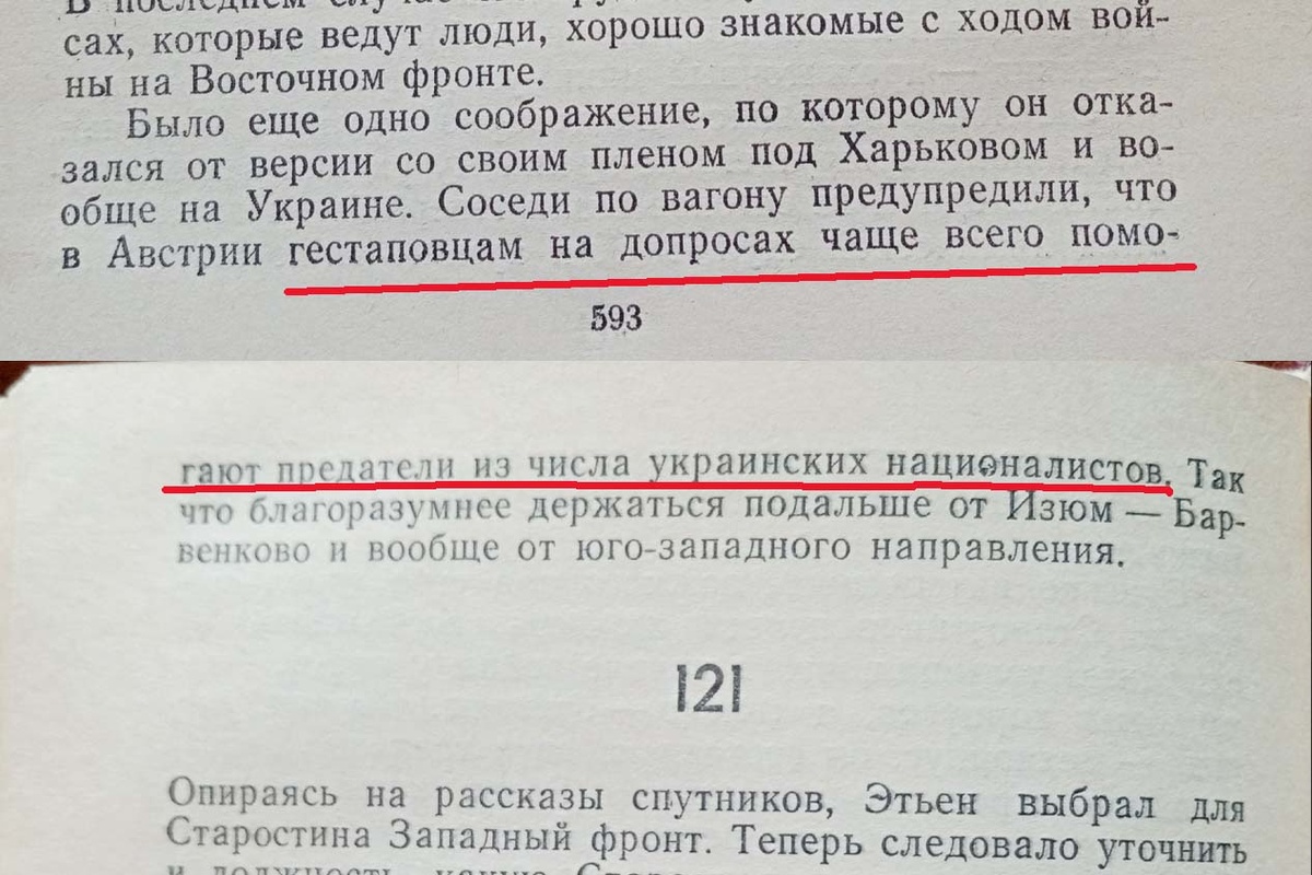 коллаж автора из страниц книги Е.Воробьева "Земля, до востребования"