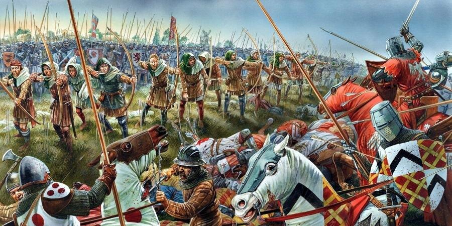 Столетняя война – это не просто война, а целая эпоха в истории Европы (1337-1453 гг.), запечатленная в летописях как период  бесконечных сражений,  героических подвигов и трагических потерь. 

Всё началось с претензий английского короля Эдуарда III на французский престол. Французский король Филипп VI, считая претензии необоснованными,  отказал англичанам, что и послужило  началом  длительной и кровопролитной войны.

На протяжении  116 лет  войны  проходили  с  переменным  успехом. Англичане,  вооруженные  лучшими  в  то  время  арбалетами,  достигали  значительных  побед,  взяв  в  свои  руки  многие  важные  французские  города. 

Французы,  поддерживаемые  своим  народом,  набирали  силу  и  в  конце  концов  выиграли  войну.  В  1453 году  в  битве  при  Кастильоне  французы  разгромили  английские  войска,  закончив  войну  и  укрепив  свою  независимость.

Столетняя война  оставила  позади  не только  значительные  территориальные  изменения,  но  и  послужила  источником  вдохновения  для  многих  легенд  и  произведений  искусства.  Она  напоминает  нам  о  величии  и  жестокости  человеческой  истории,  о  борьбе  за  свободу  и  власть,  о  смелости  и  героизме  рядовых  солдат  и  великих  вождей.