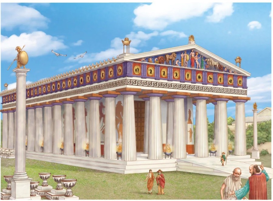 Храм Зевса в Олимпии, из интернета.