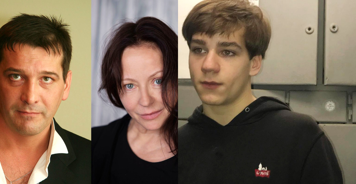 на фото Ярослав Бойко, Евгения Добровольская и их сын Ян