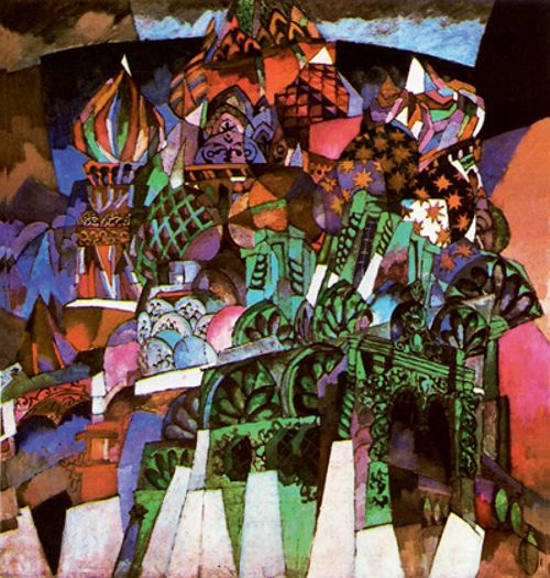 А. Лентулов Василий Блаженный. 1913