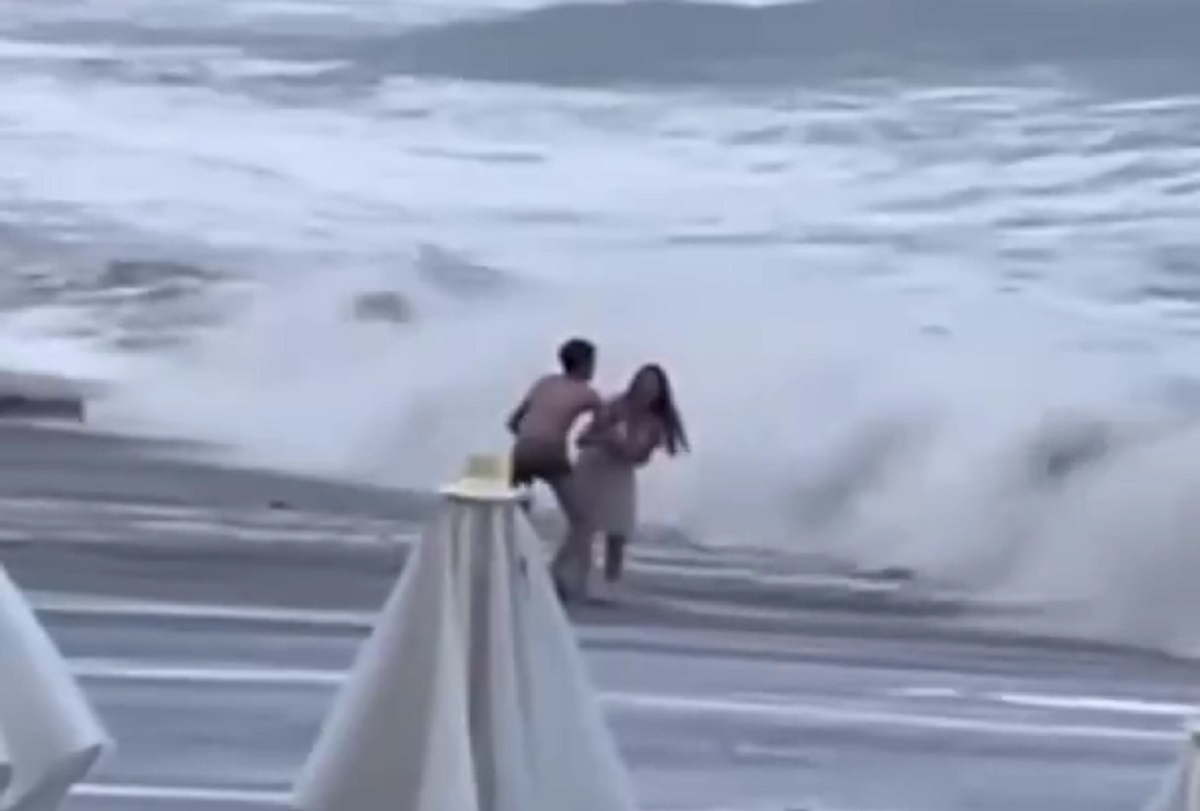 Диана и Денис за секунды до трагедии. 