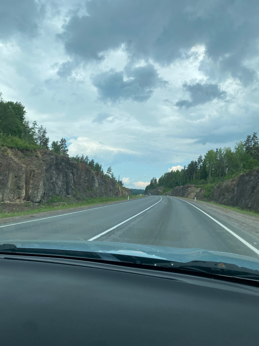 Трасса в Карелии
