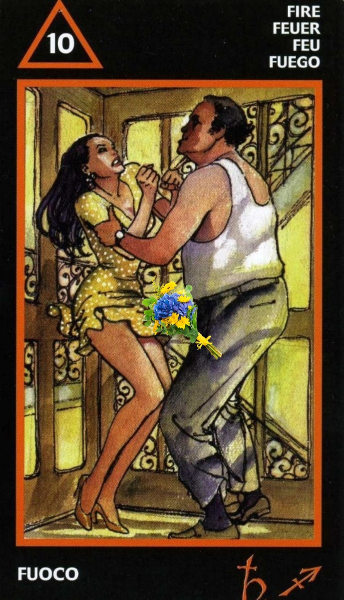 10 Огня, Таро-Манара 