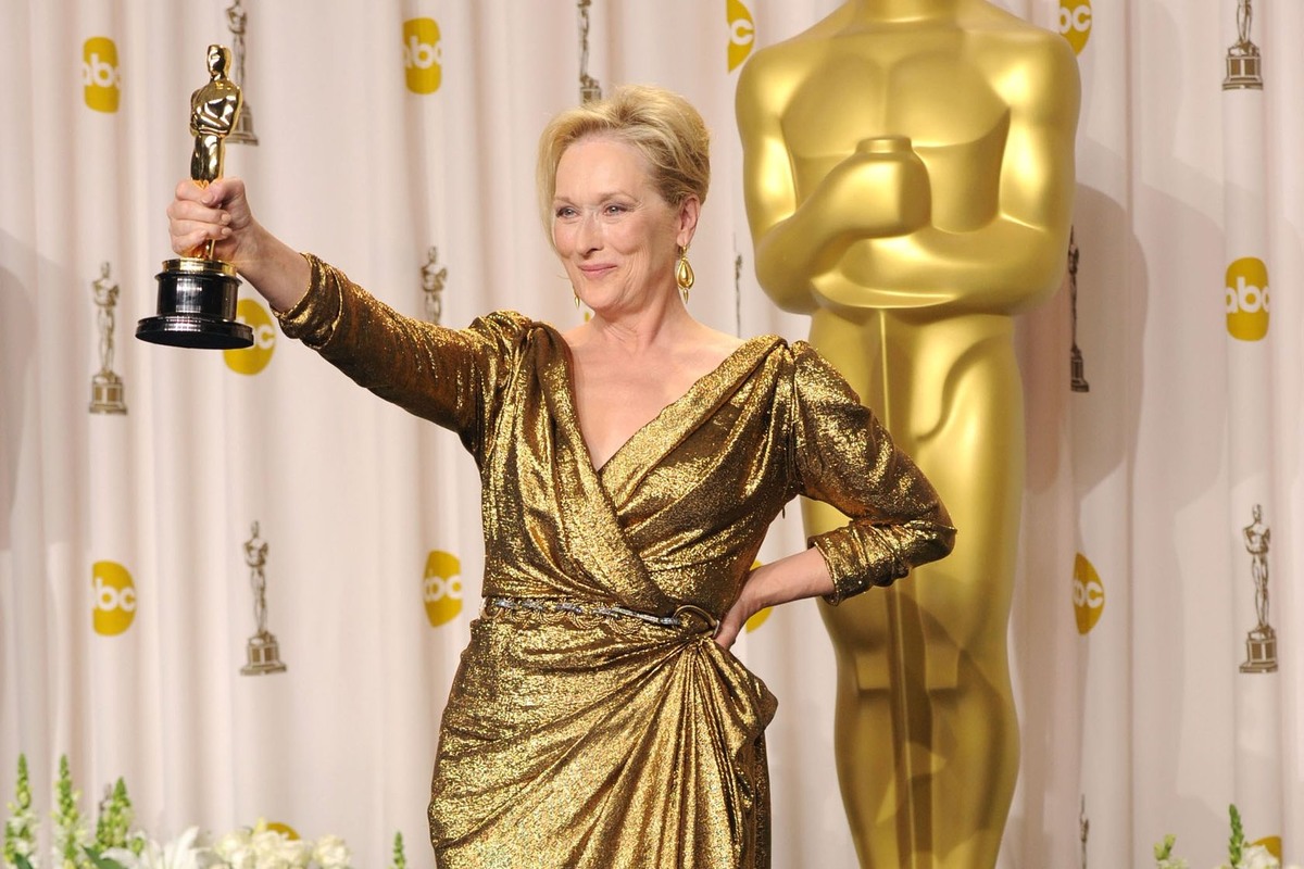 Мэрил Стрип – третий «Оскар» за роль Маргарет Тэтчер в фильме «Железная леди», 2011. Фото: Getty Images 