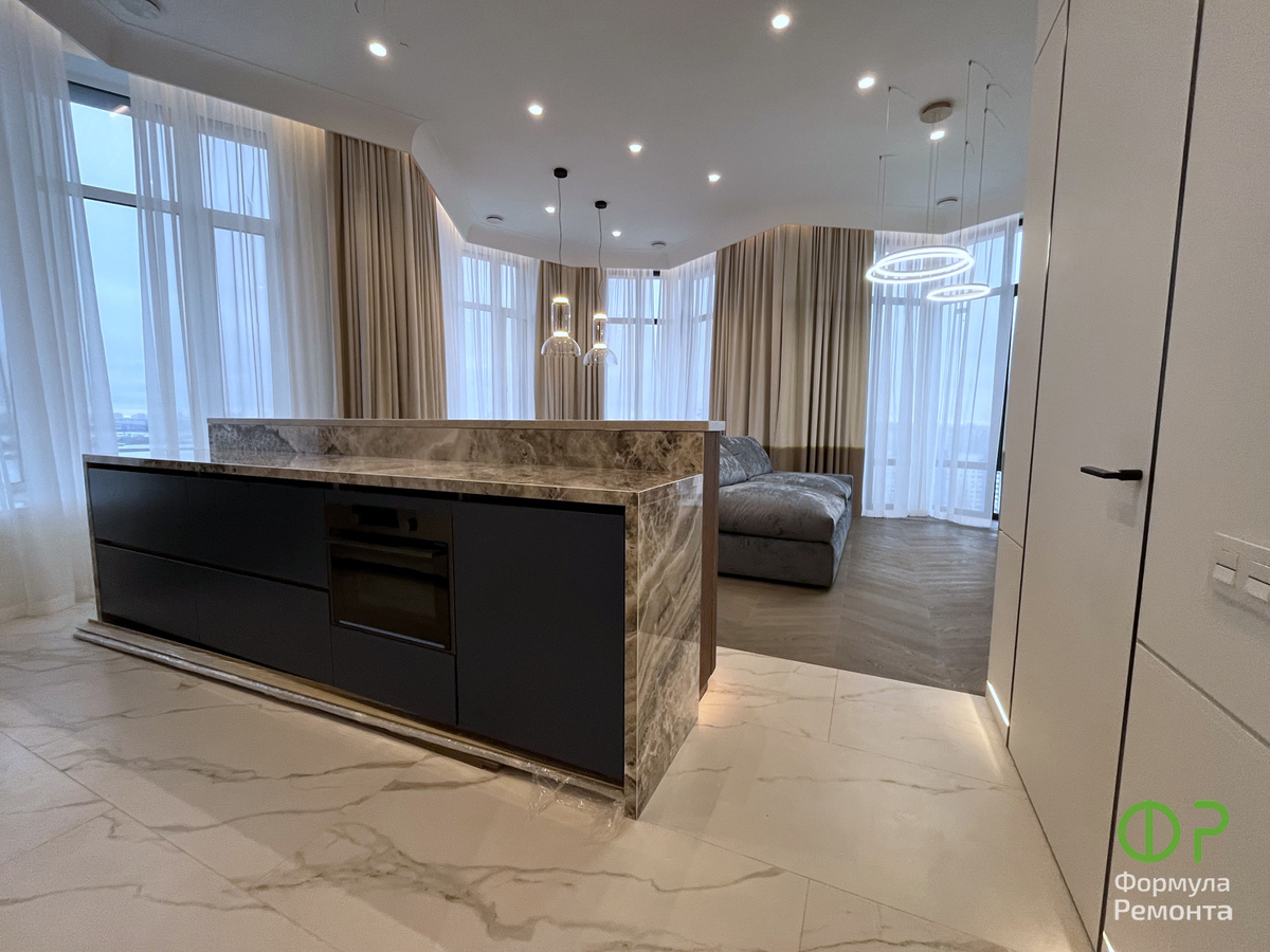 Керамогранитное покрытие пола