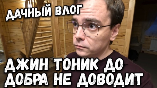 Дачный влог. Джин тоник до добра не доводит. Дачные шашлыки в самом разгаре.