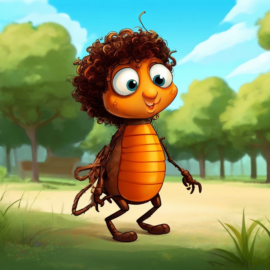 Совместное творчество Автора и Шедеврума. Мой кудрявый таракан. 