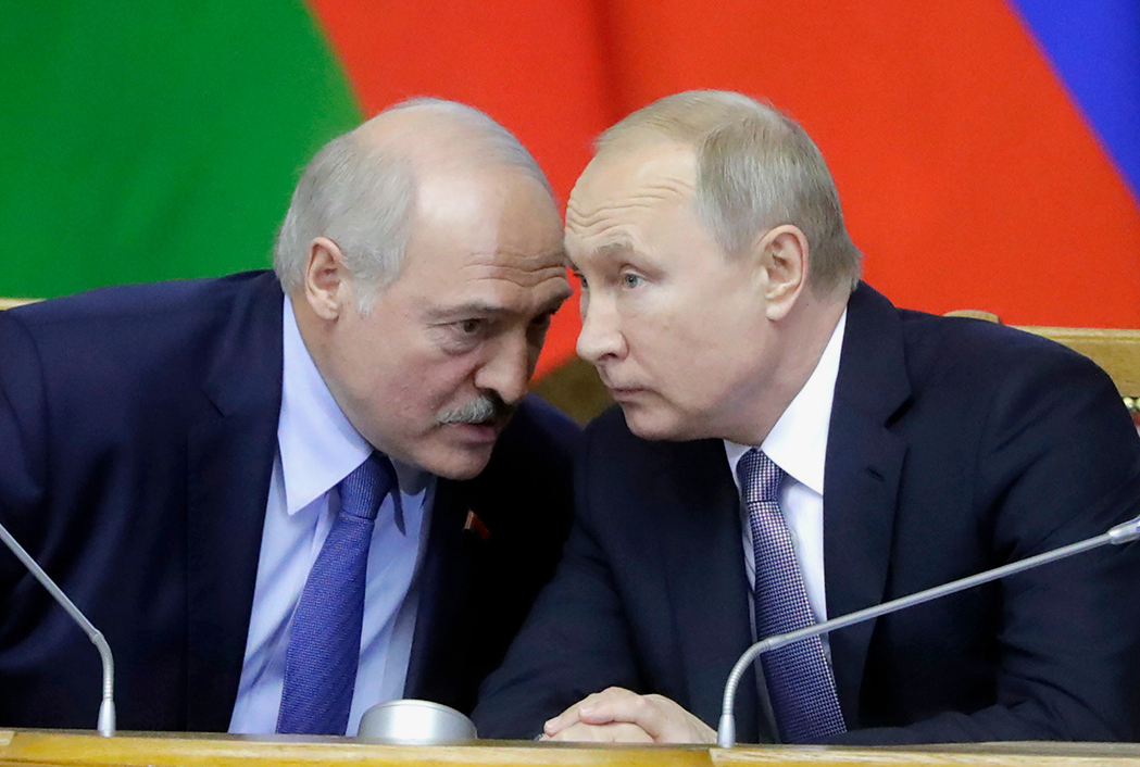 Александр Лукашенко и Владимир Путин