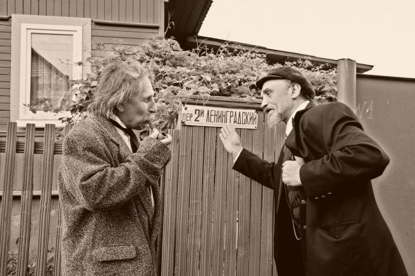 Энштейн и Ленин. Жан Мельников в роли Ленина. Фото из архива ВК Жана Мельникова. 