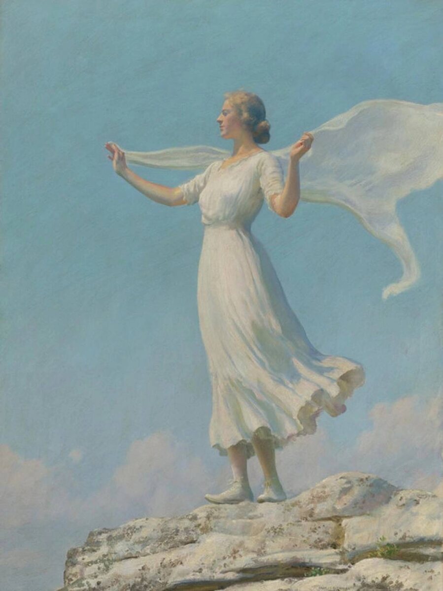 Чарльз Кортни Каран. "Южный ветер". 1917 год.