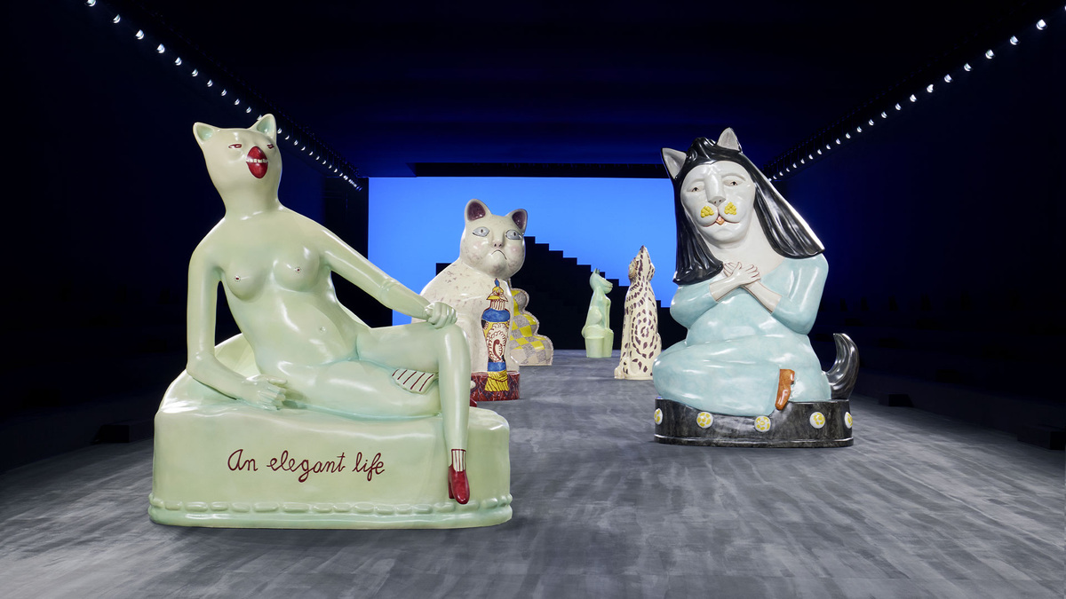 Место показа Dior Spring 2025.