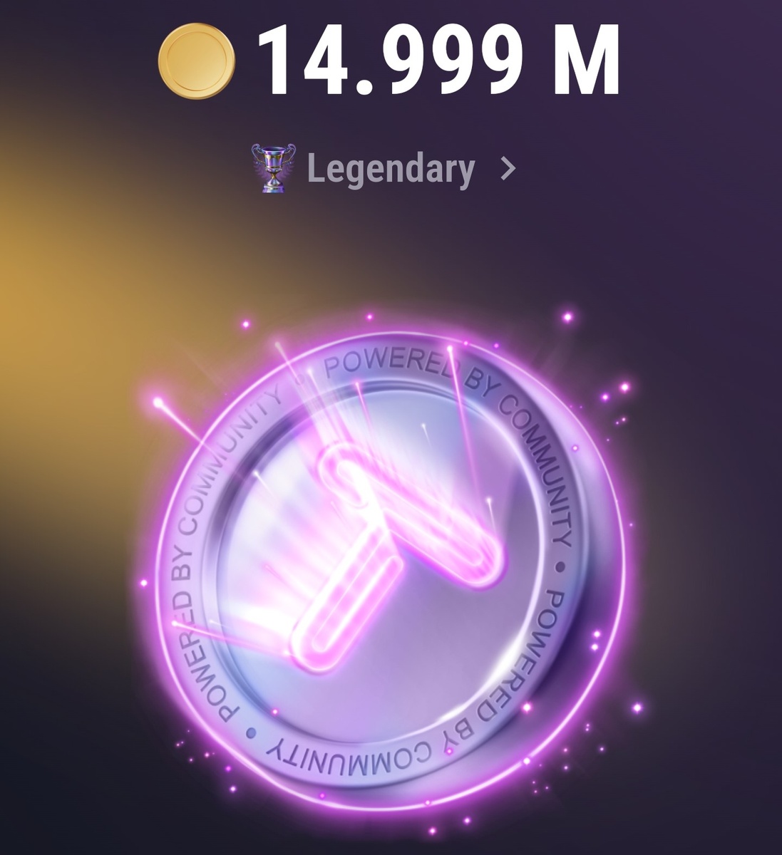 Вид главной страницы игрового приложения TapSwap