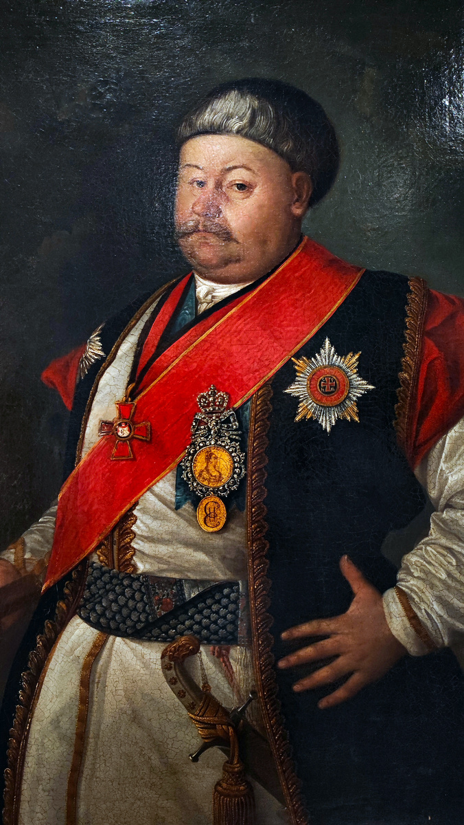 Донской атаман Дмитрий Мартынов. Конец XVIII -  начало XIX века. Автор не известен. 