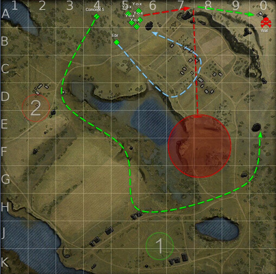 Немного тактической составляющей. В зеркальном варианте точно так же)