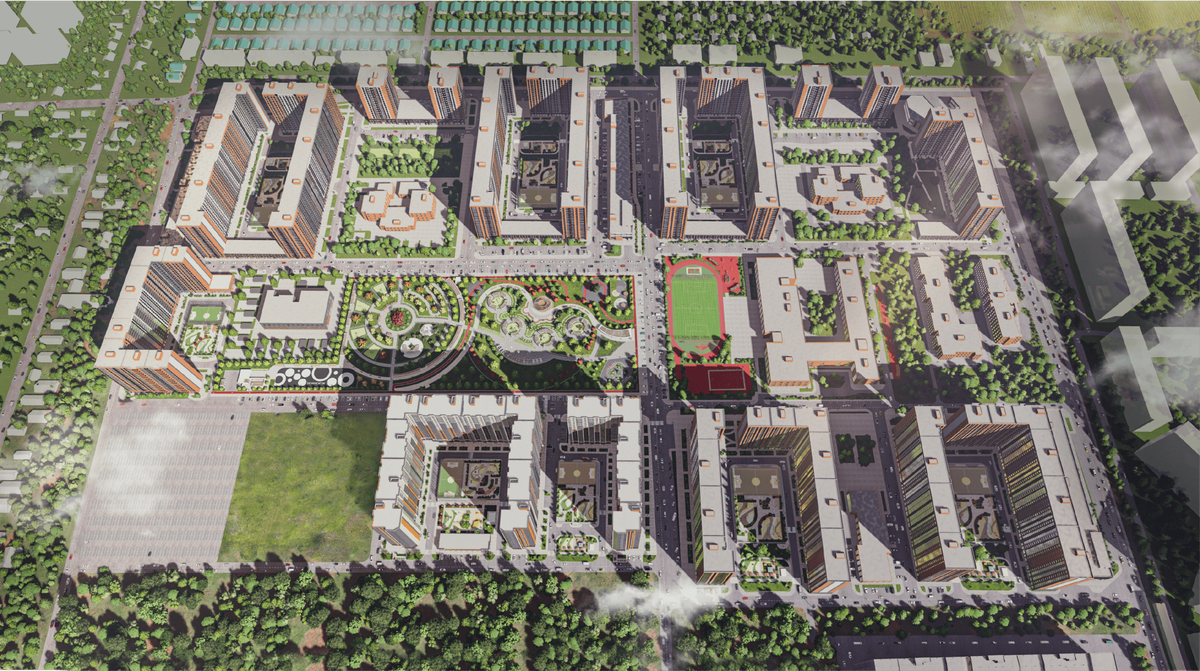 Генплан ЖК "Образцово" Краснодар