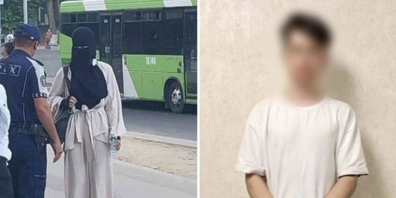 Тот самый таджик, прикинувшийся девушкой. Кстати, в соцсетях пишут, что он был в розыске и таким макаром скрывался от силовиков. Но что-то пошло не так...