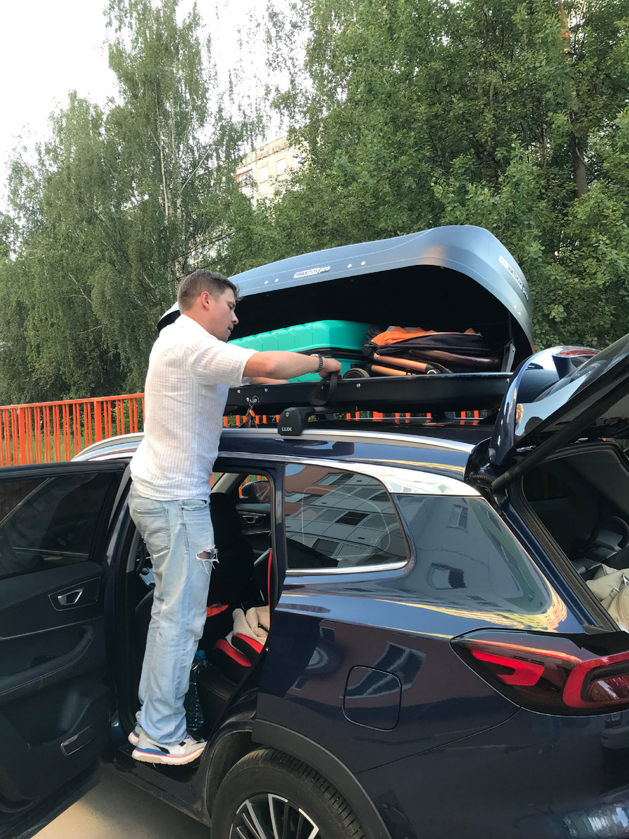 Укладываемся. Бокс показался хлипким… надеемся, не подведёт