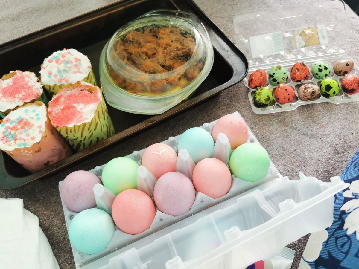 На Пасху дочь приготовила мне персональное угощение