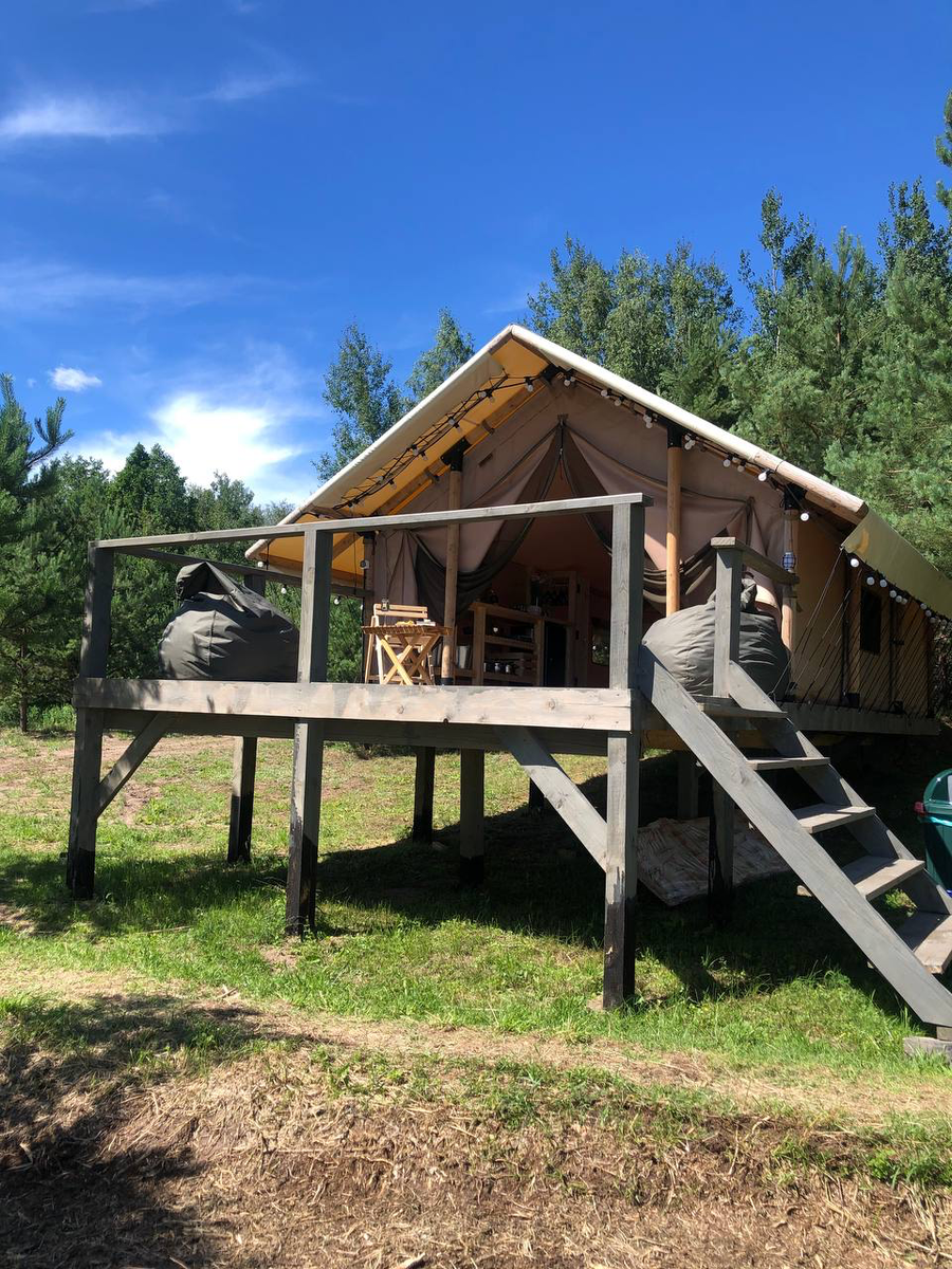 Шатры в глэмпинге Шалаш