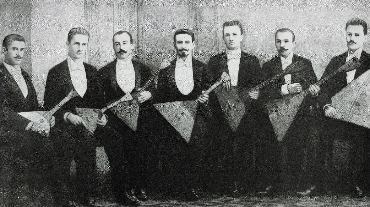 Кружок любителей игры на балалайках под управлением Василия Андреева, 1888 год
