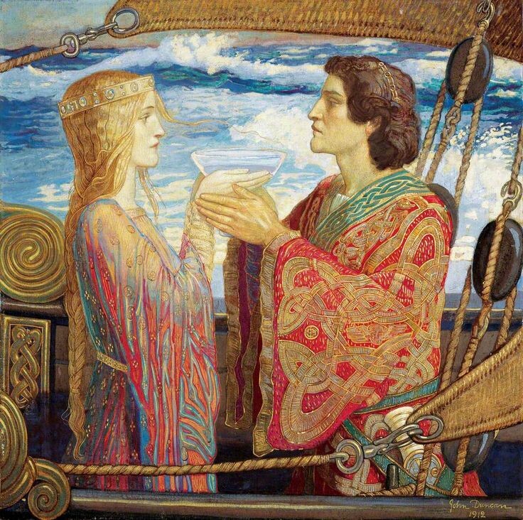 Tristan and Isolde. 1912. John Duncan