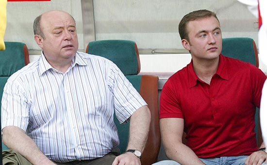 Михаил Фрадков с младшим сыном
