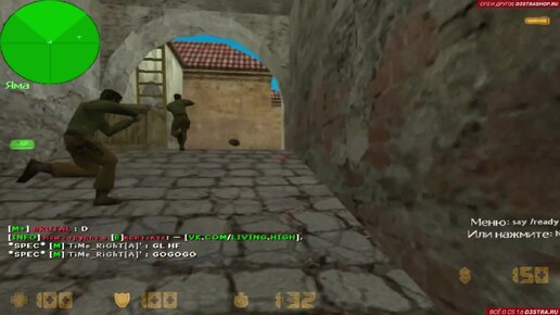 Вспоминаем 2000-ые в Counter Strike 1.6 , 5x5 карта de_inferno